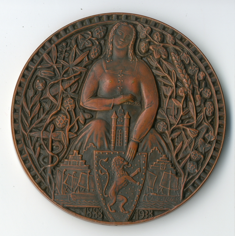Médaille de la compagnie d'assurance La Flandre.