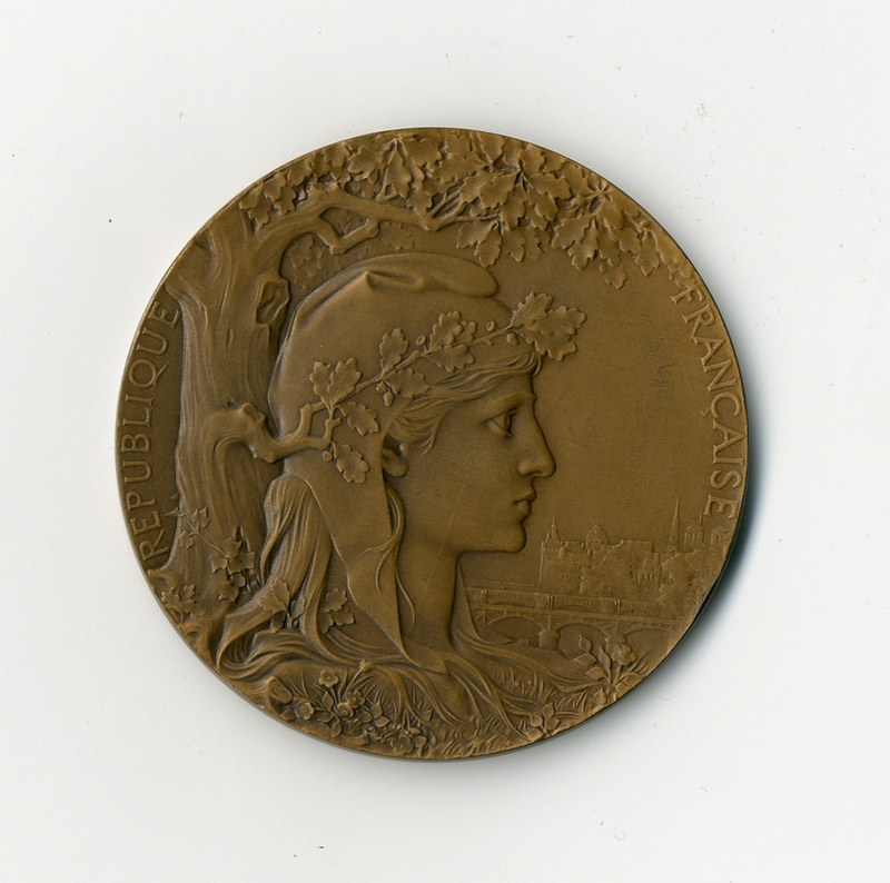 Médaille de l'exposition universelle de Paris 1900, cantine scolaire de Roubaix.