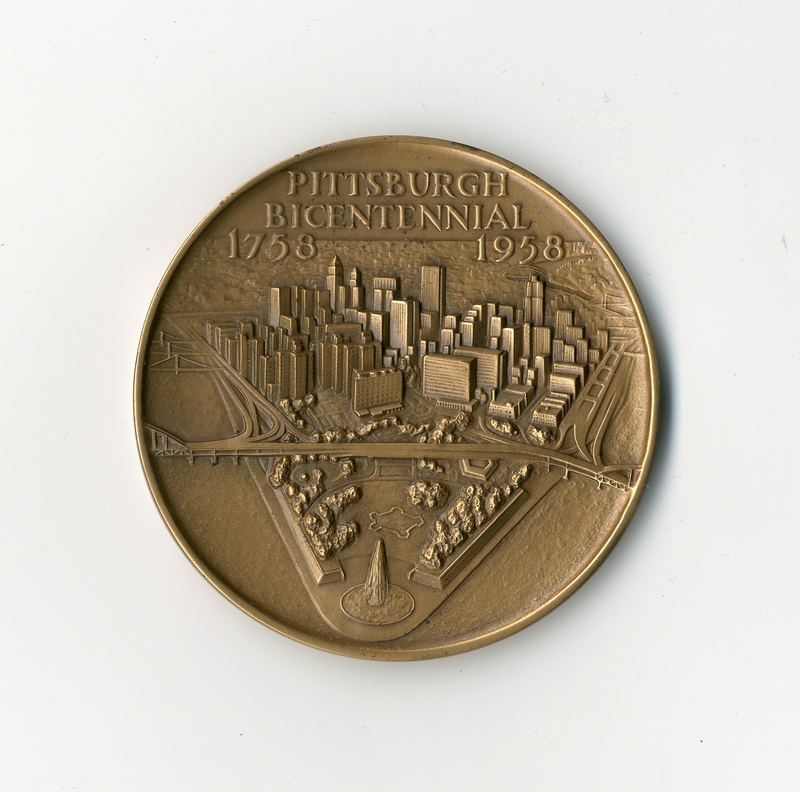 Médaille du bicentenaire de la ville de Pittsburgh (Etats-Unis).