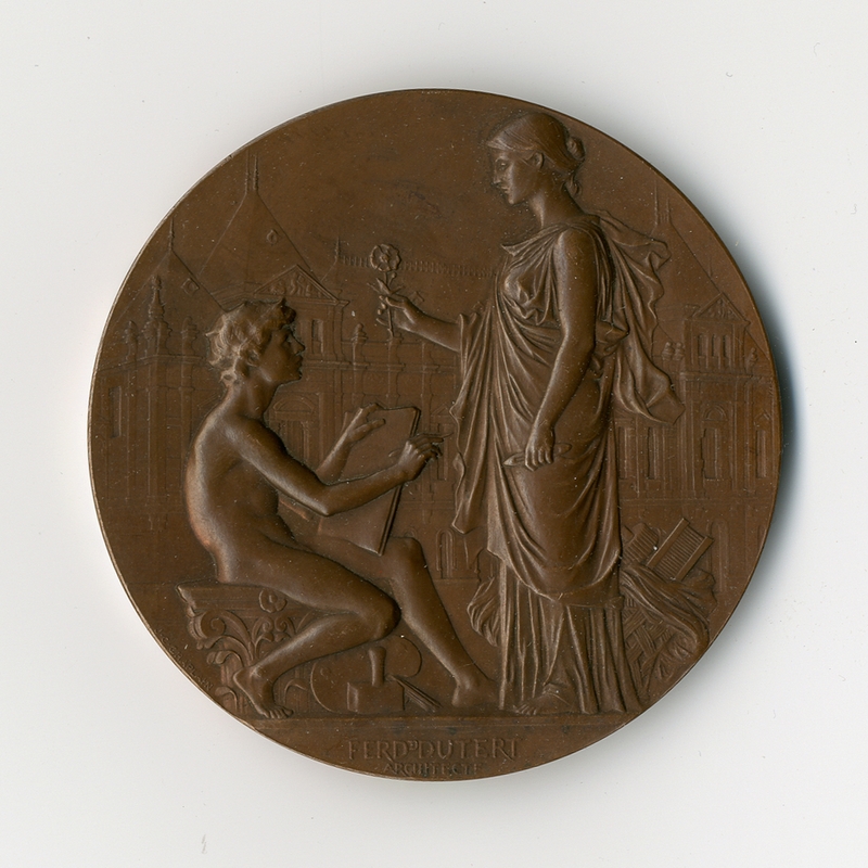 Médaille d'inauguration de l'Ecole Nationale des Arts Industriels de Roubaix