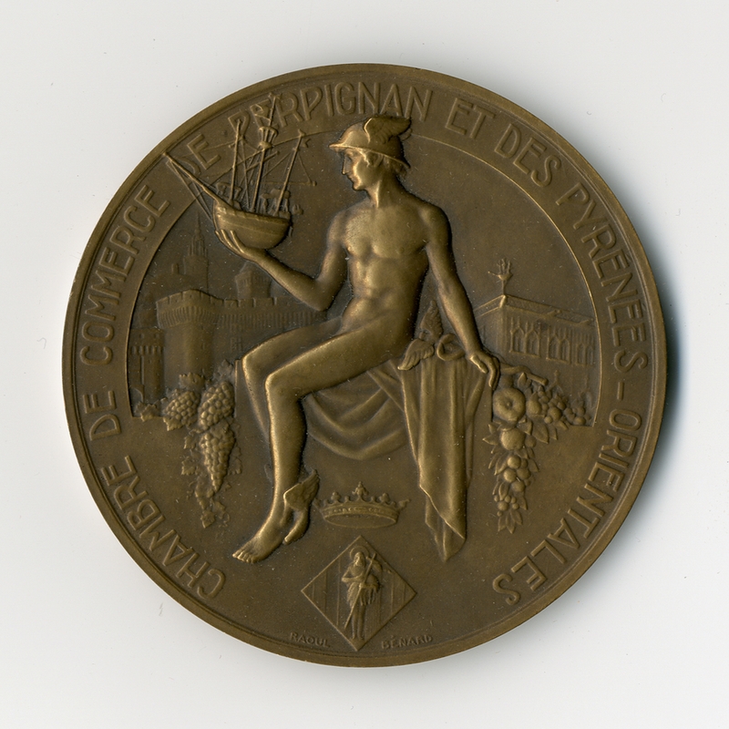 Médaille de la Chambre de Commerce de Perpignan et des Pyrenées Orientales