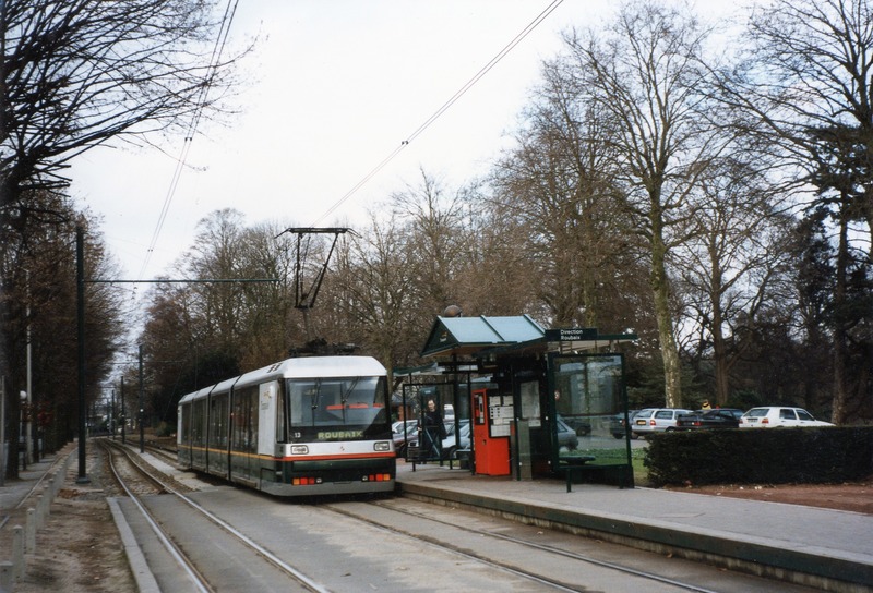 Un tramway au parc Barbieux