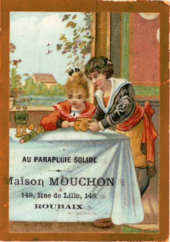 Une carte du magasin Mouchon