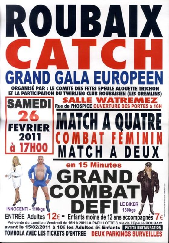 Grand gala européen de catch, 26 février 2011