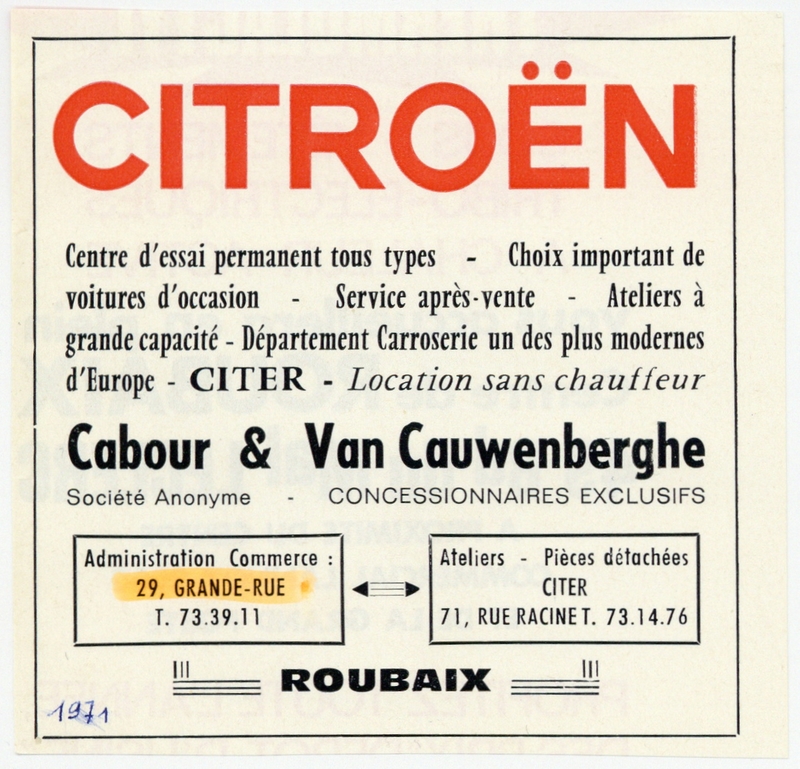 Une publicitié Citroën