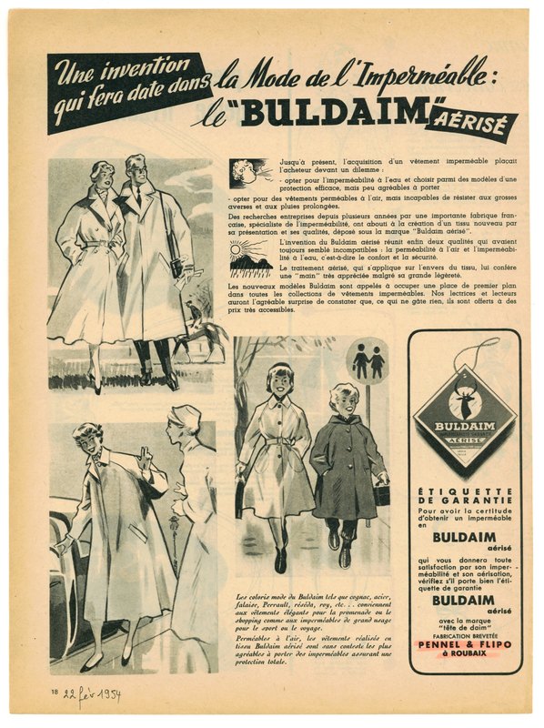 Les publicités pour les vêtements Buldaim