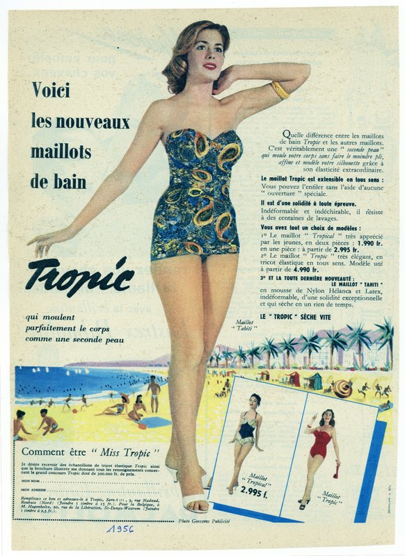 Les publicités pour les maillots de bain Tropic