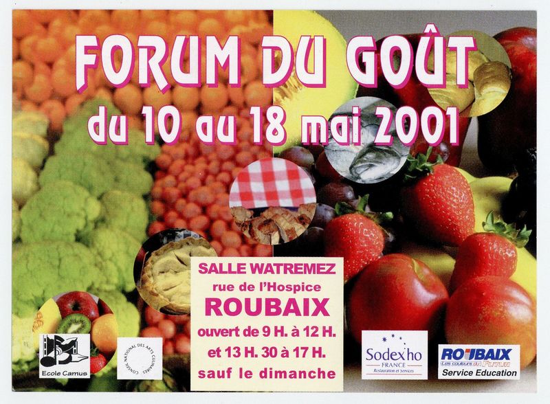 Inauguration du Forum du Gôut 2001