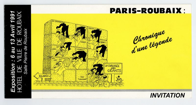Inauguration de l'exposition et à la présentation du livre : Paris-Roubaix : Chronique d'une légende, Tome 2 1943-1990