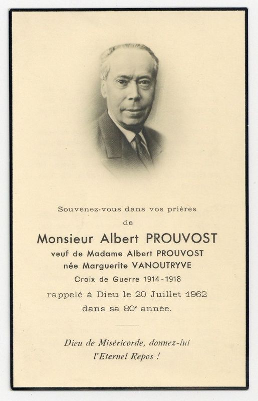 Souvenir d'Albert Prouvost