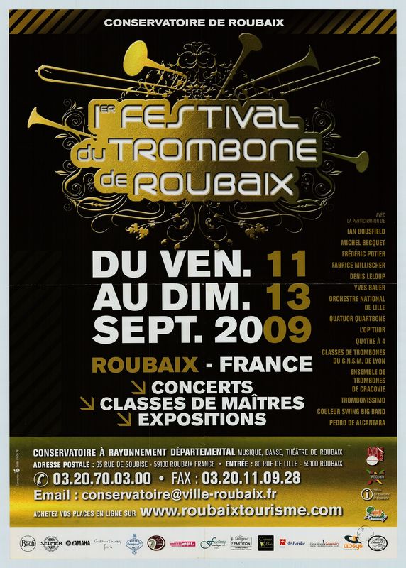 1er festival du trombone de Roubaix
