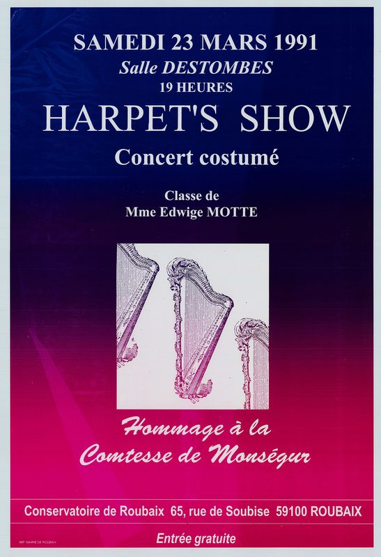 Harpet's Show : hommage à la Comtesse de Monségur