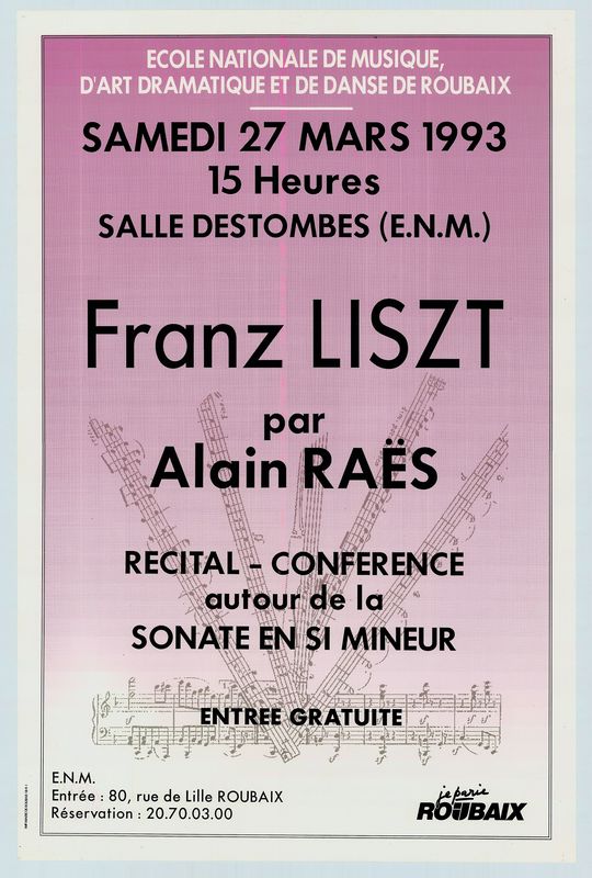 Franz Liszt par Alain Raes
