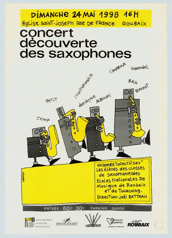 Concert découverte des saxophones