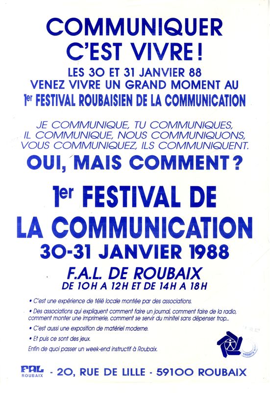 1er festival de la communication