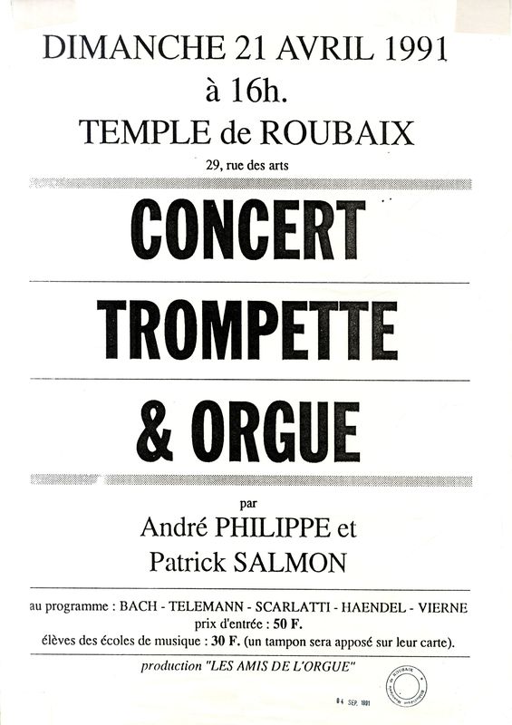 Concert de trompette et orgue