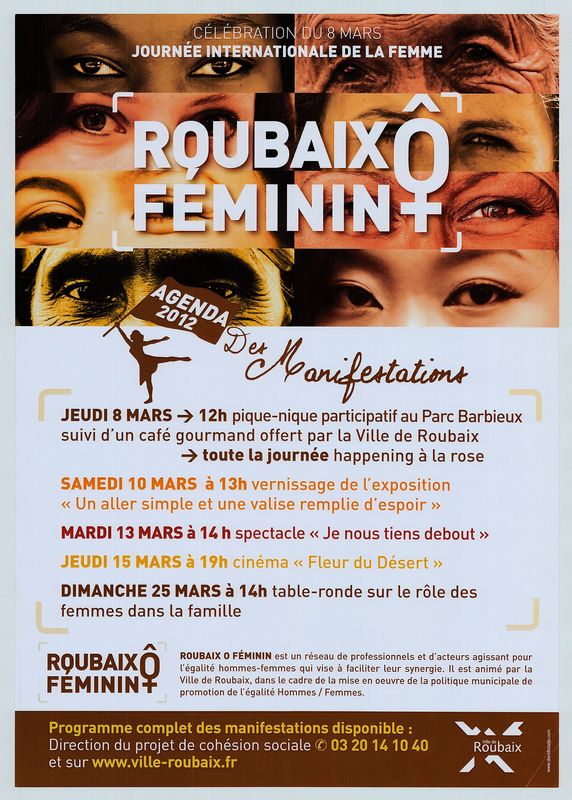 Roubaix [au] Féminin : célébrations du 8 mars