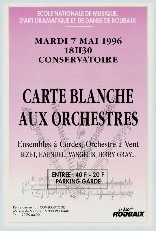 Carte blanche aux orchestres