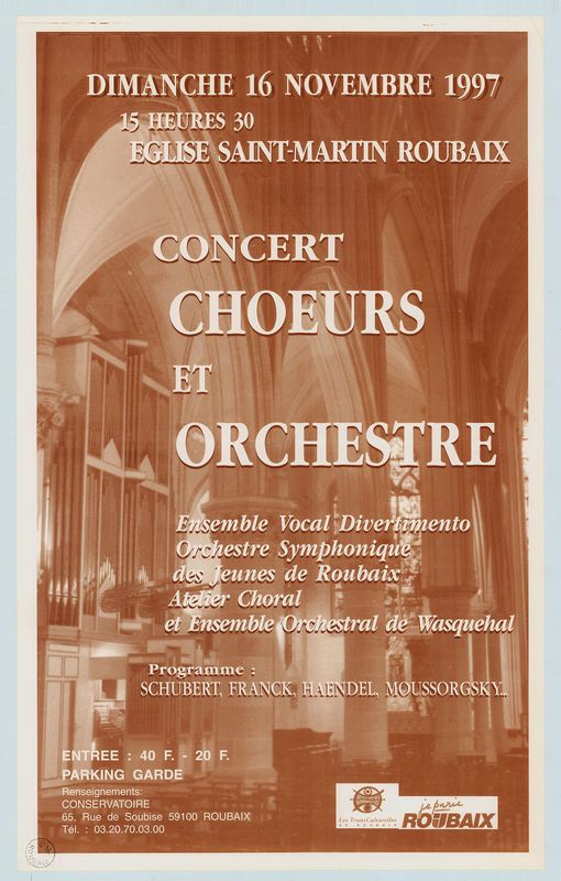 Concert choeurs et orchestre