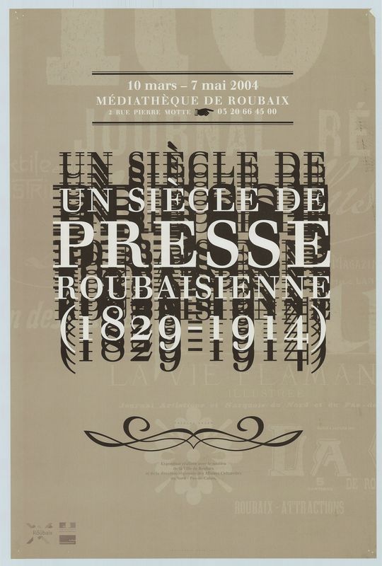 Un siècle de presse roubaisienne 1820-1914