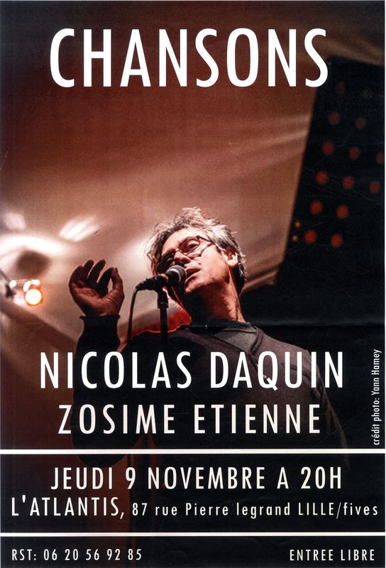Chansons Nicolas Daquin