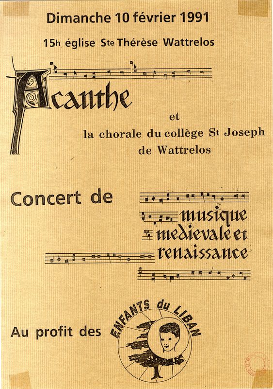 Acanthe et la chorale du collège Saint-Joseph de Wattrelos