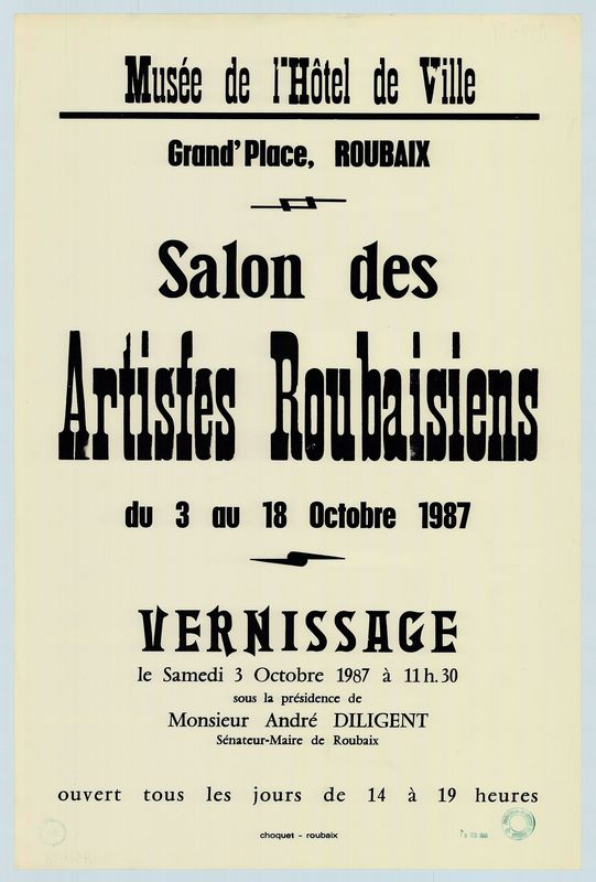 Salon des artistes roubaisiens