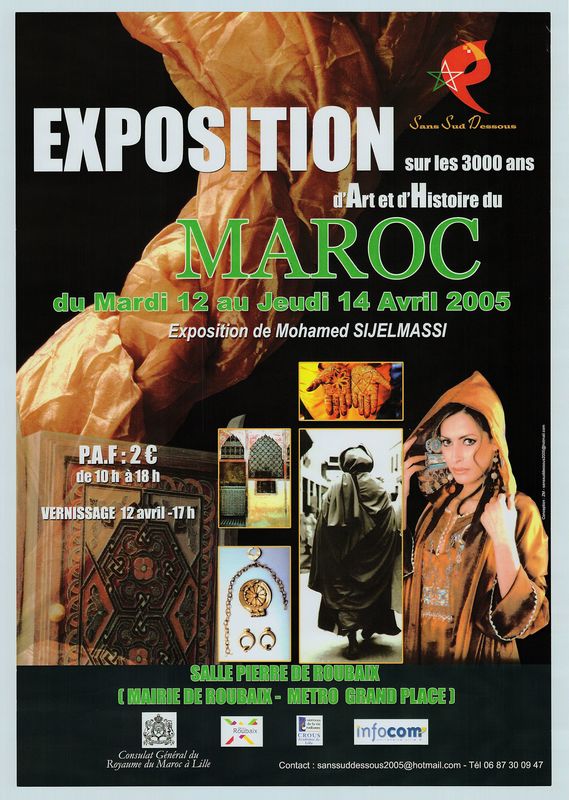 Exposition sur les 3000 ans d'art et d'histoire du Maroc