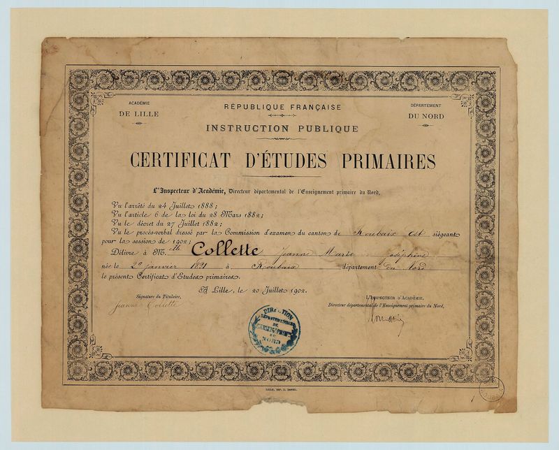 Certificat d'études primaires