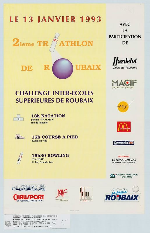 2ième triathlon de Roubaix