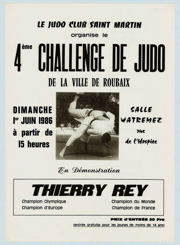 4e challenge de judo de la Ville de Roubaix