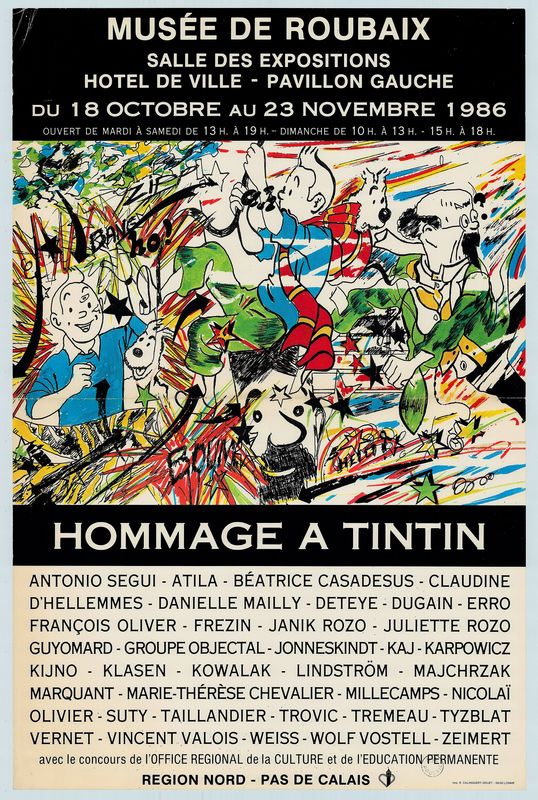 Hommage à Tintin