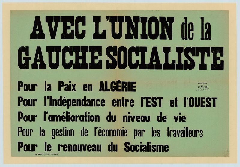 Avec l'Union de la Gauche Socialiste