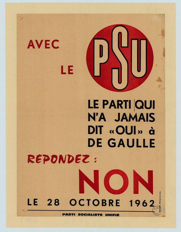 Le parti qui n'a jamais dit oui à De Gaulle