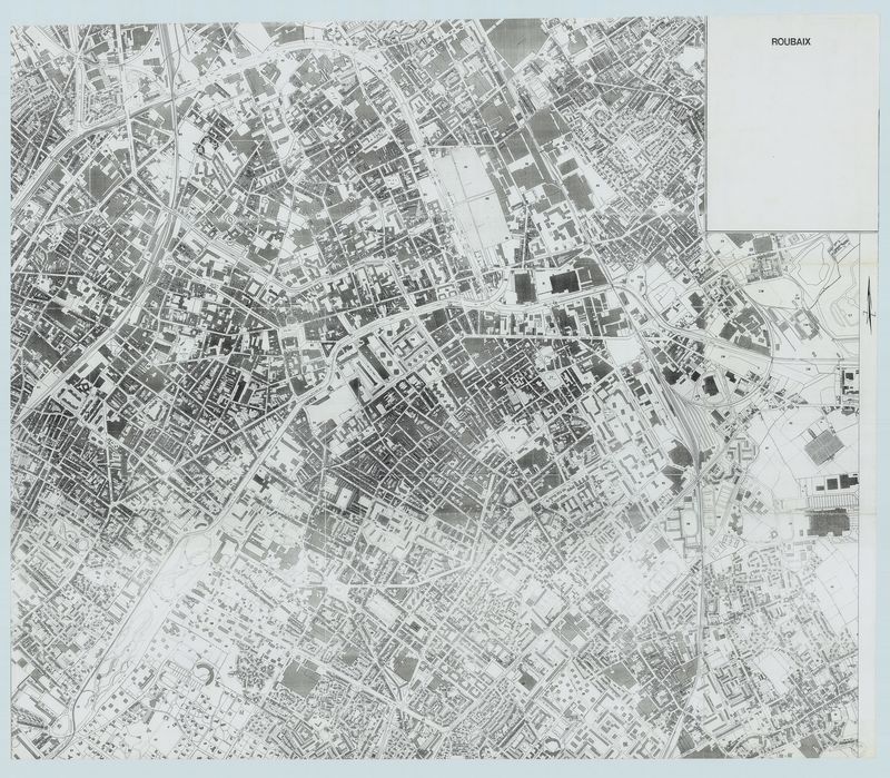 Plan de la ville de Roubaix