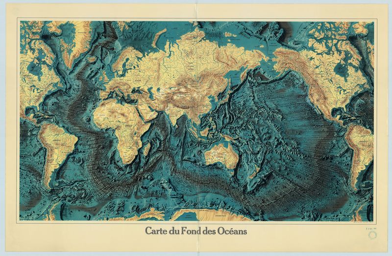 Carte du fonds des océans