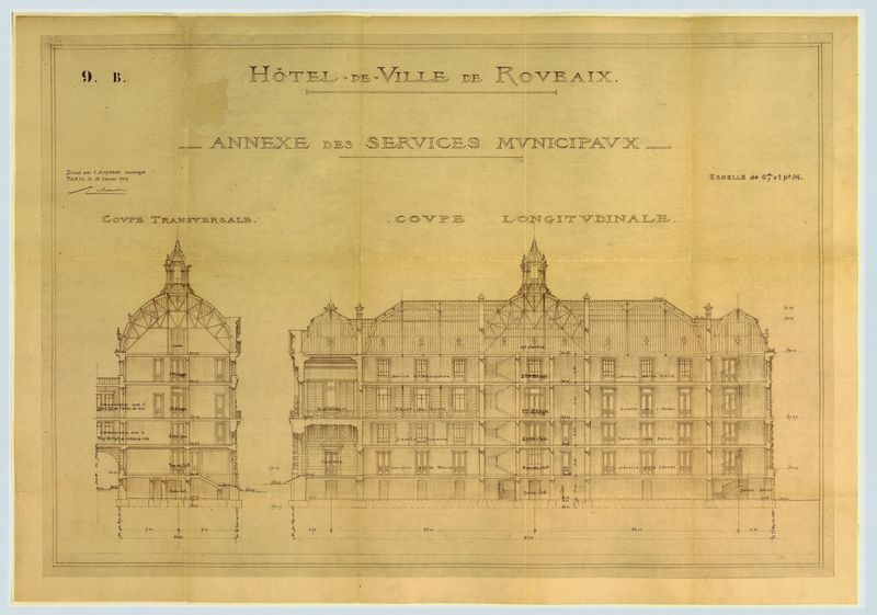 Hôtel de Ville de Roubaix : annexe des services municipaux