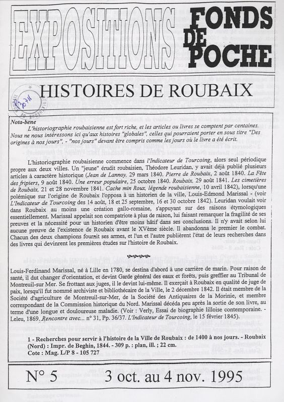 n°5 - Histoires de Roubaix
