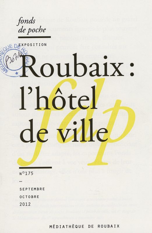n°175 - Roubaix : l'hôtel de ville