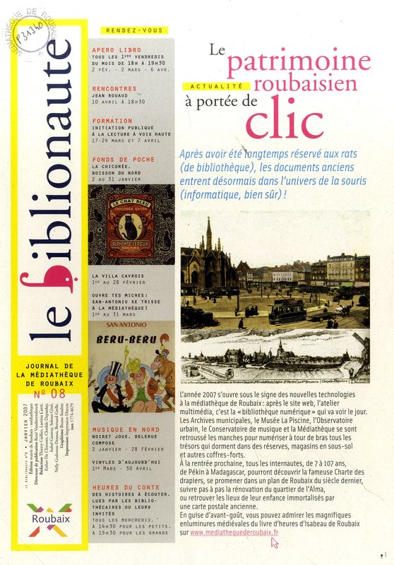 n°8 - Le patrimoine roubaisien à portée de clic