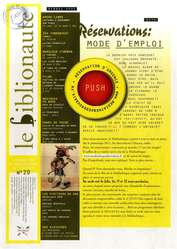 n°20 - Réservations : mode d'emploi