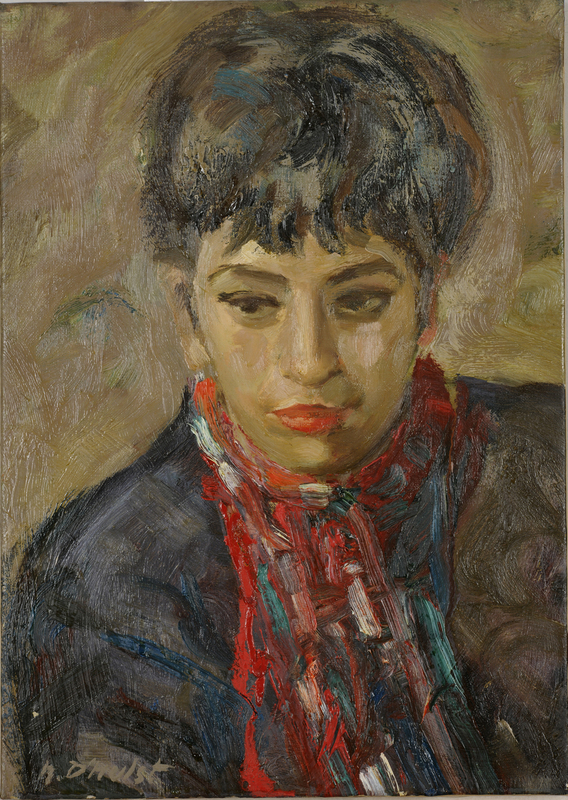 Portrait de Josée Courier par Noël D'Hulst (1916-1981)
