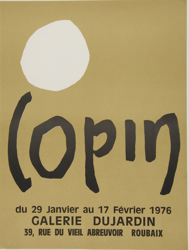 Exposition Copin à la Galerie Dujardin 