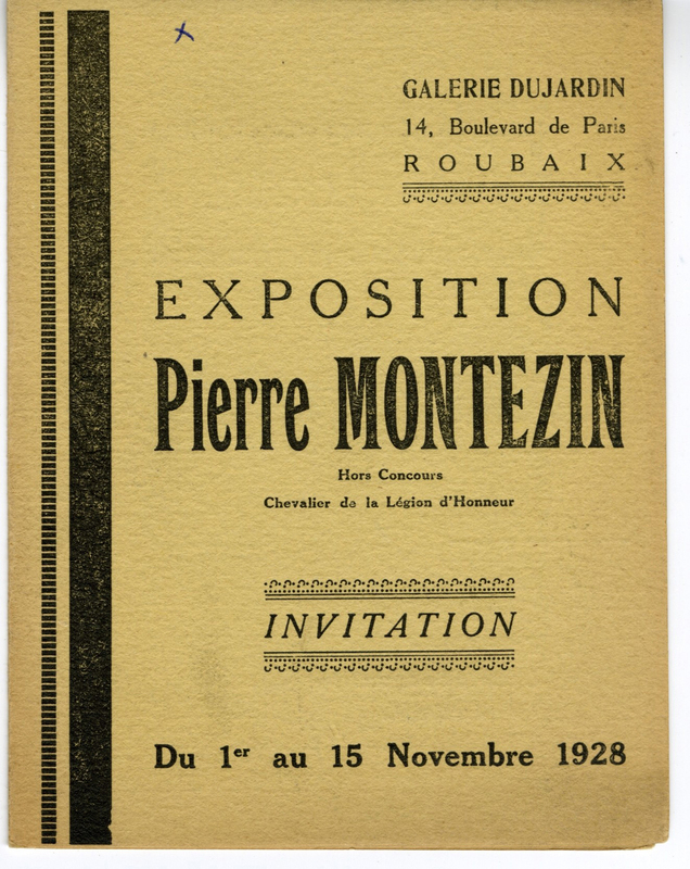 Exposition de Pierre Montezin