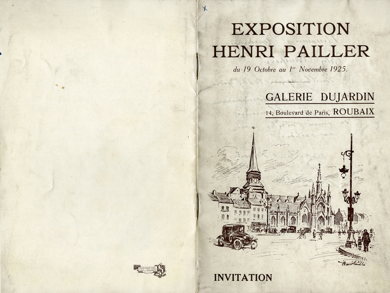 Livret de l'exposition Henri Pailler