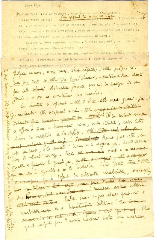 Corrections du manuscrit