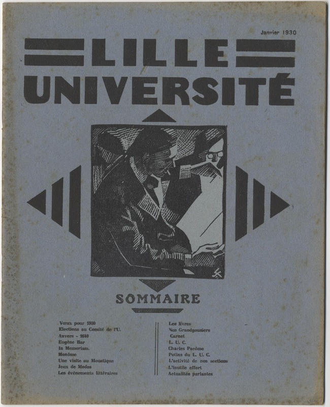 Lille université - janvier 1930