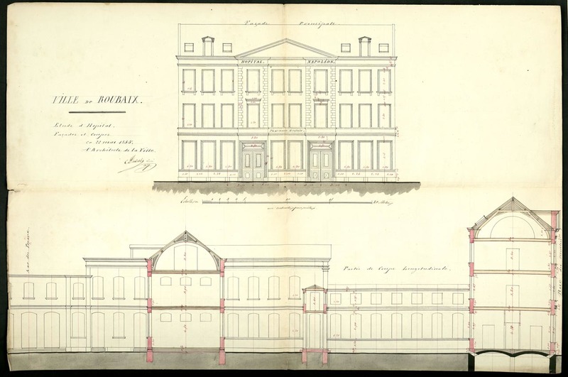 Hôpital Napoléon - Façade