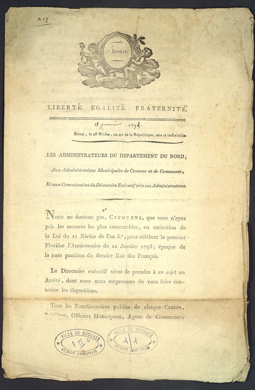 Affiche de la fête de 1793