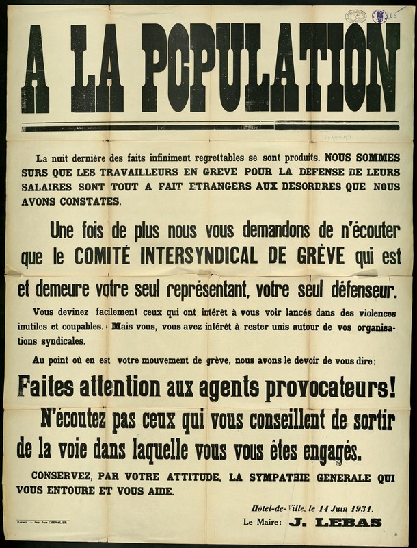 Grèves de 1931